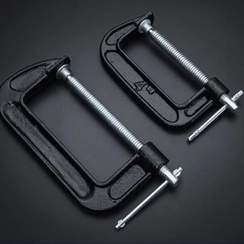 Adjust Heavy Duty C Clamp 1/2/3/4/5/6/8/10 Inch C/W Soft Jaw Pad 90-265Mm G Clamp for Woodwork Metal Clamping Струбцина