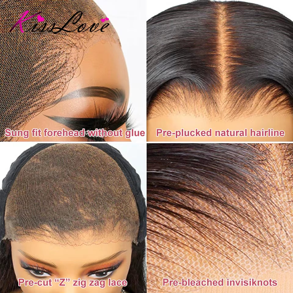 Body Wave Invisi Strap 360 Full Lace Wig Human Hair 5X5 Glueless Pull Go Wigs with Elastic Drawstring 13X6 HD Lace Frontal Wig