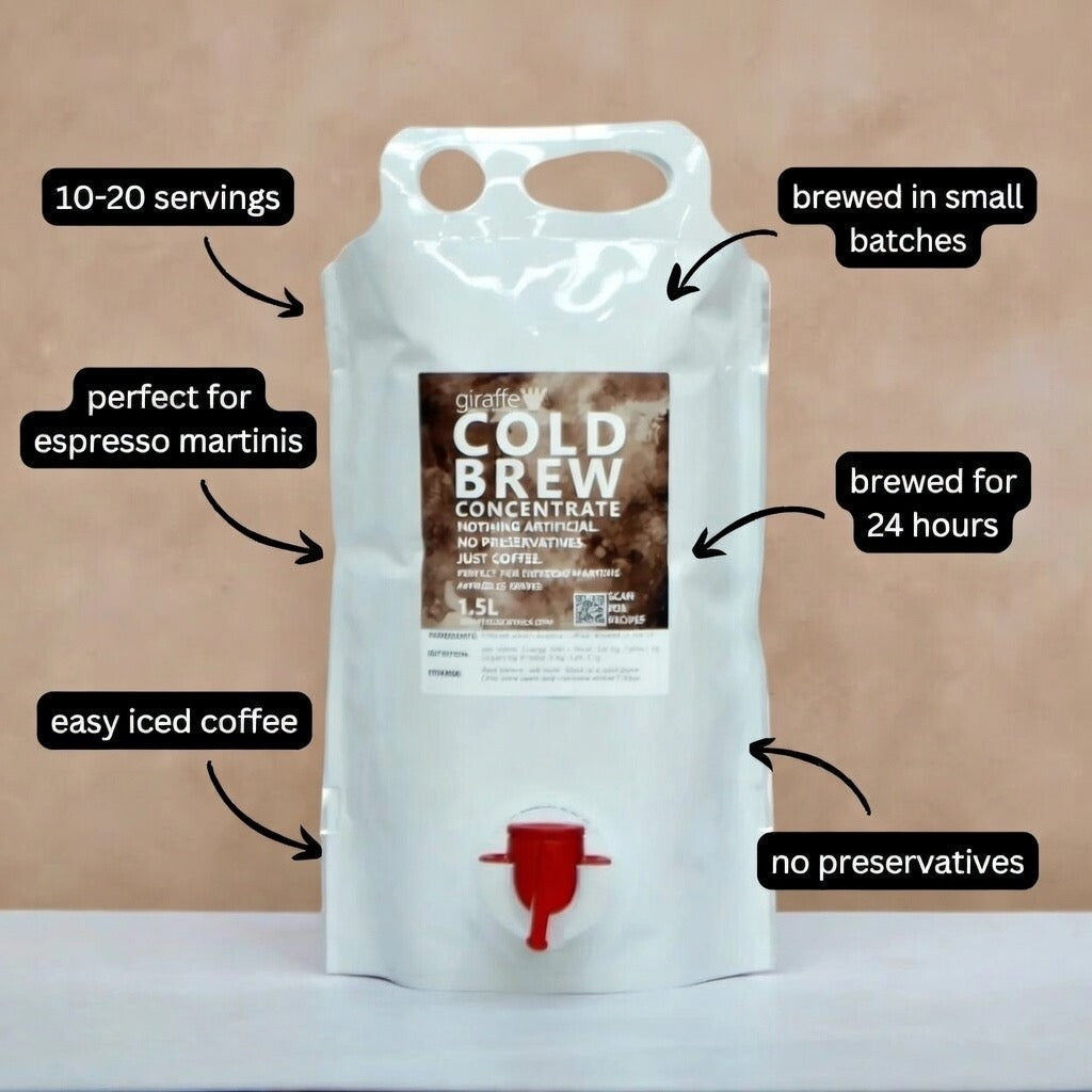 Cold Brew Coffee Concentrate 1.5L Non Alcoholic