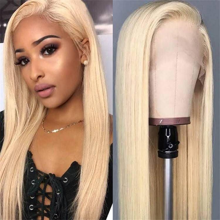 Platinum Blonde Highlight Wig-3